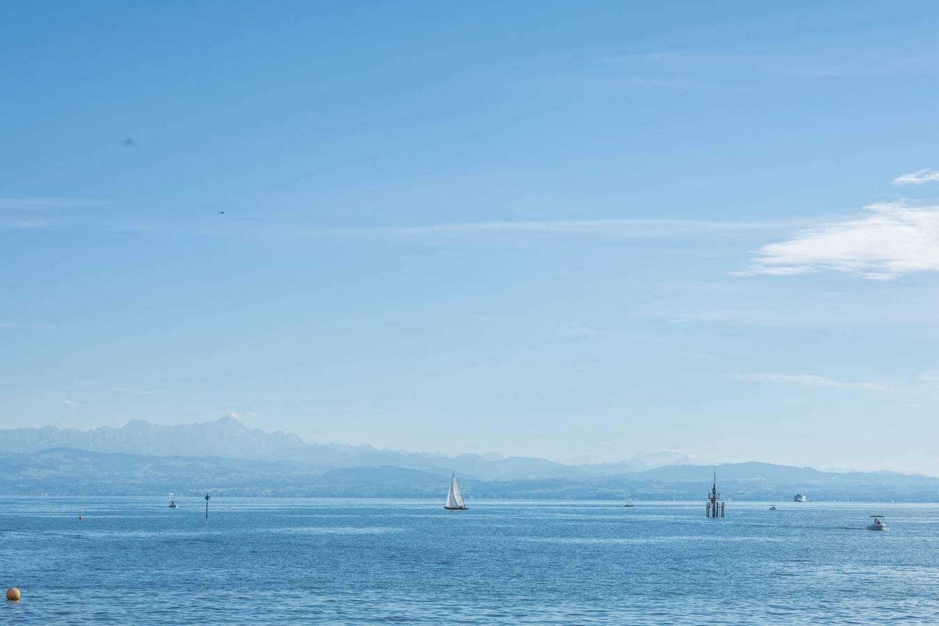 Entire apartment, Apartment '2, 49qm, Balkon' with Shared Pool, Shared Terrace and Wi-Fi in Wasserburg (Bodensee), Bavarian Swabia