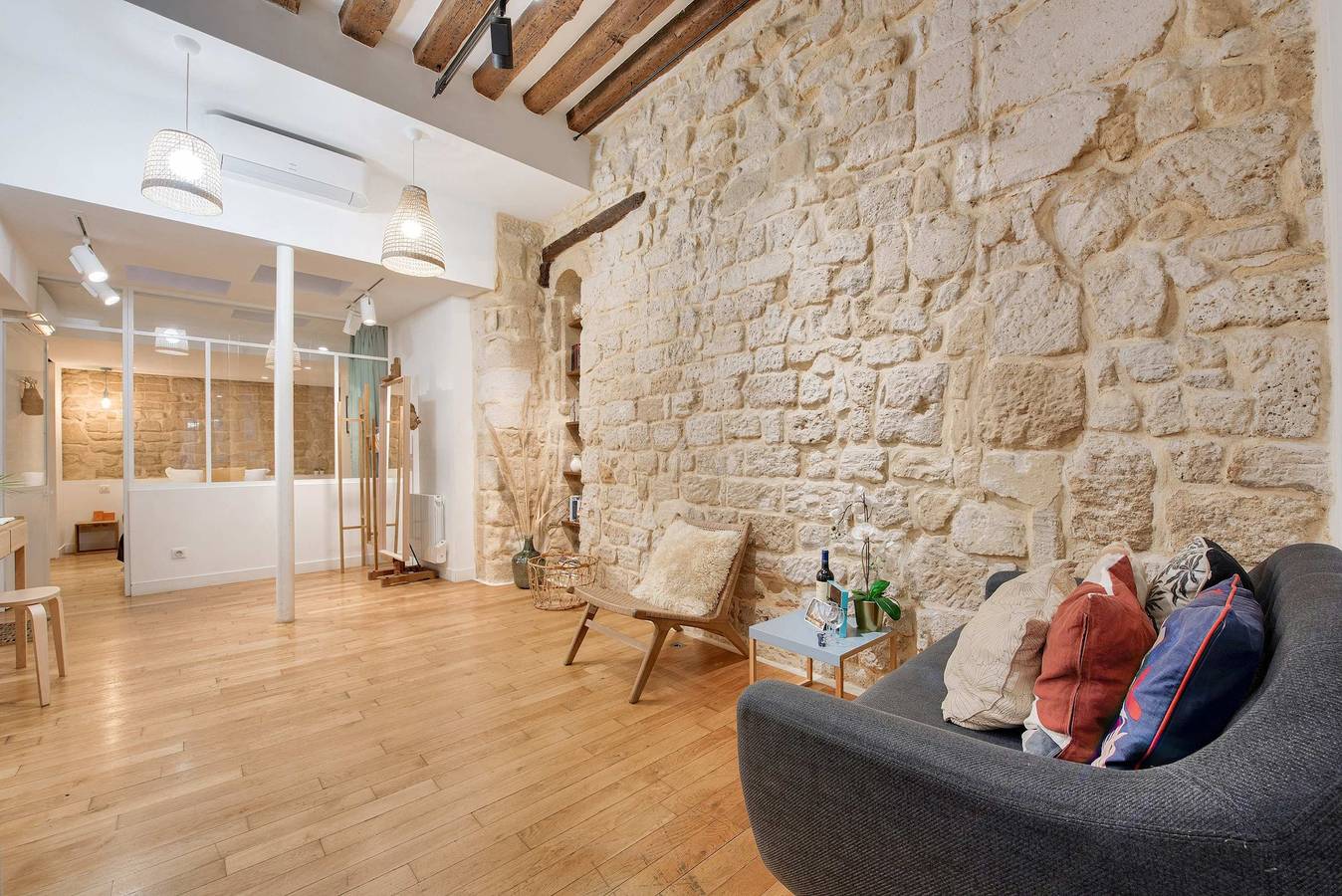 Apartamento entero, Nouvel & Authentique 90m2, 4Ch - Clim - Le Marais in Distrito 3, París