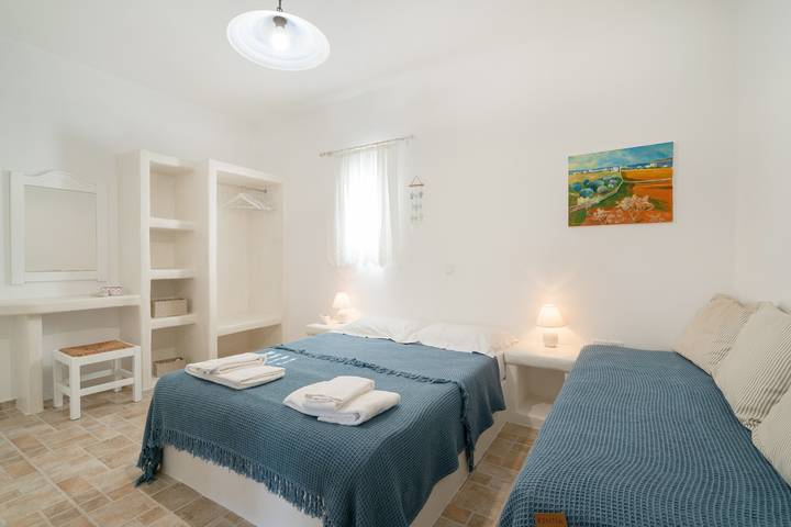Location de vacances pour 5 personnes, avec jardin dans Aliki - 4