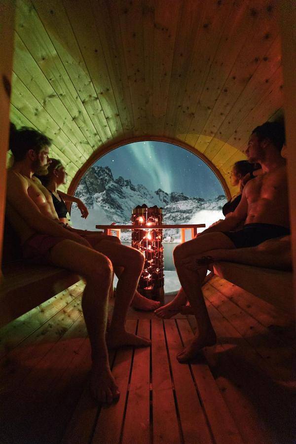 Ferienhaus für 2 Personen, mit Garten und Seeblick sowie Ausblick und Sauna in Vågan - 3