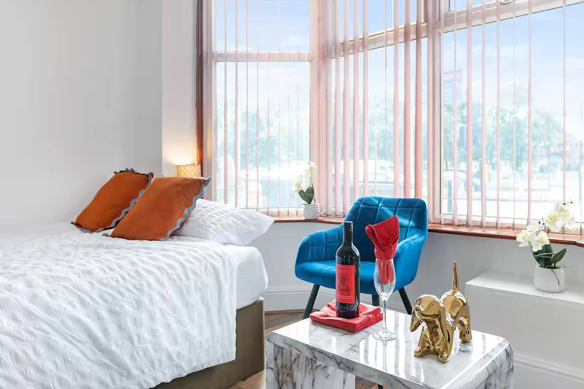Estudio entero, Leicester1Br-Wifi-Modernapt-Kitchen-Sleeps2 in Leicester, Heart of England