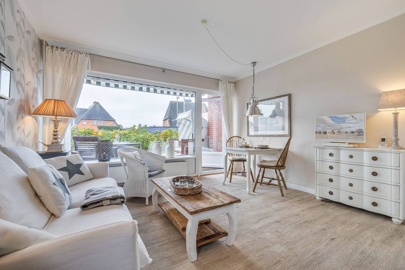 Ganze Wohnung, Inselliebe pur! Viel mehr Sylt-Style können Sie nicht buchen in Wenningstedt, Sylt