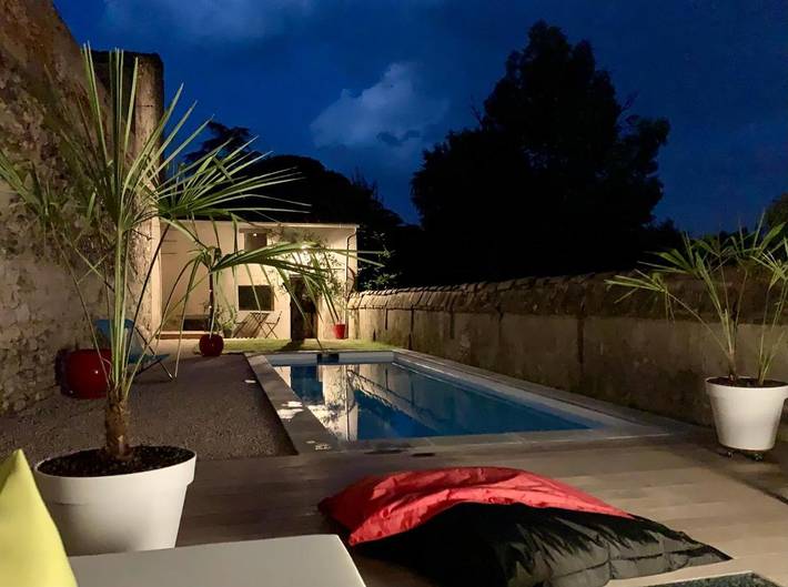 Appartement de vacances pour 2 personnes, avec Terrasse et Jardin ainsi que Piscine et Sauna