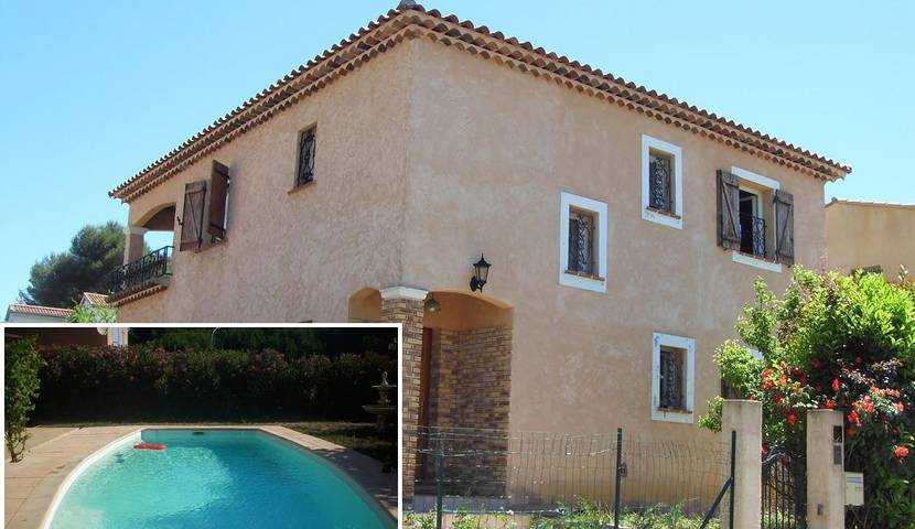 Gîte pour 7 personnes, avec Terrasse et Jardin ainsi que Piscine et Vue