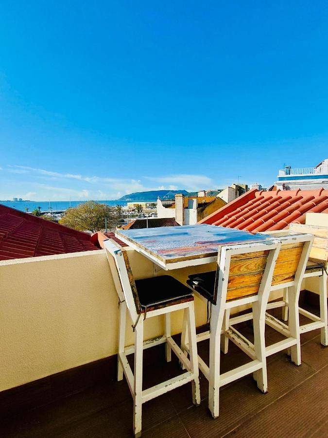 Casa de férias para 4 pessoas, com varanda e vista em Setúbal