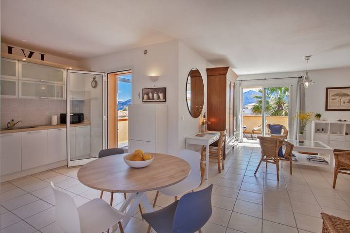 Appartement de vacances pour 4 personnes, avec Balcon et Terrasse à Calvi