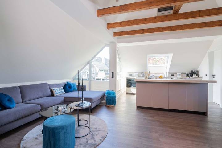 Ferienwohnung mit Meerblick für 5 Personen, mit Balkon