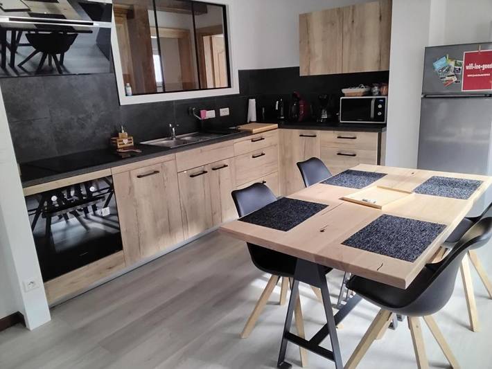 Gîte pour 3 personnes, avec terrasse à Kienheim