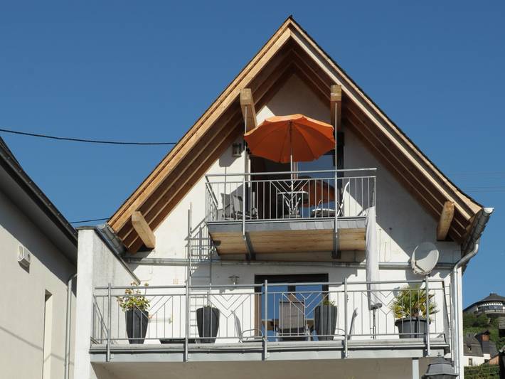 Ferienwohnung für 2 Personen, mit Balkon und Terrasse