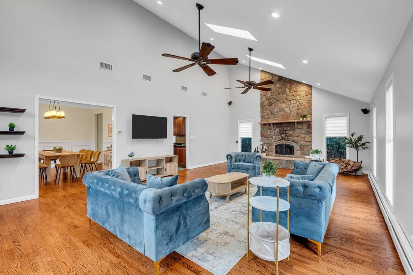 Family Getaway with Fireplace and Patio in Rockland County
