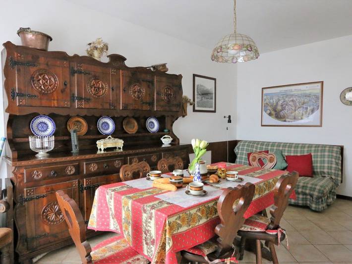 Gîte pour 4 personnes, avec Balcon et Vue à Entracque