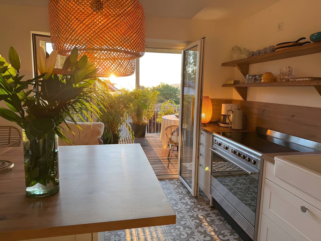 Vakantiewoning 'Seeapartment Höri' met balkon en wifi, foto 6
