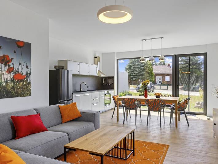 Ferienhaus für 6 Personen, mit Garten und Sauna sowie Terrasse