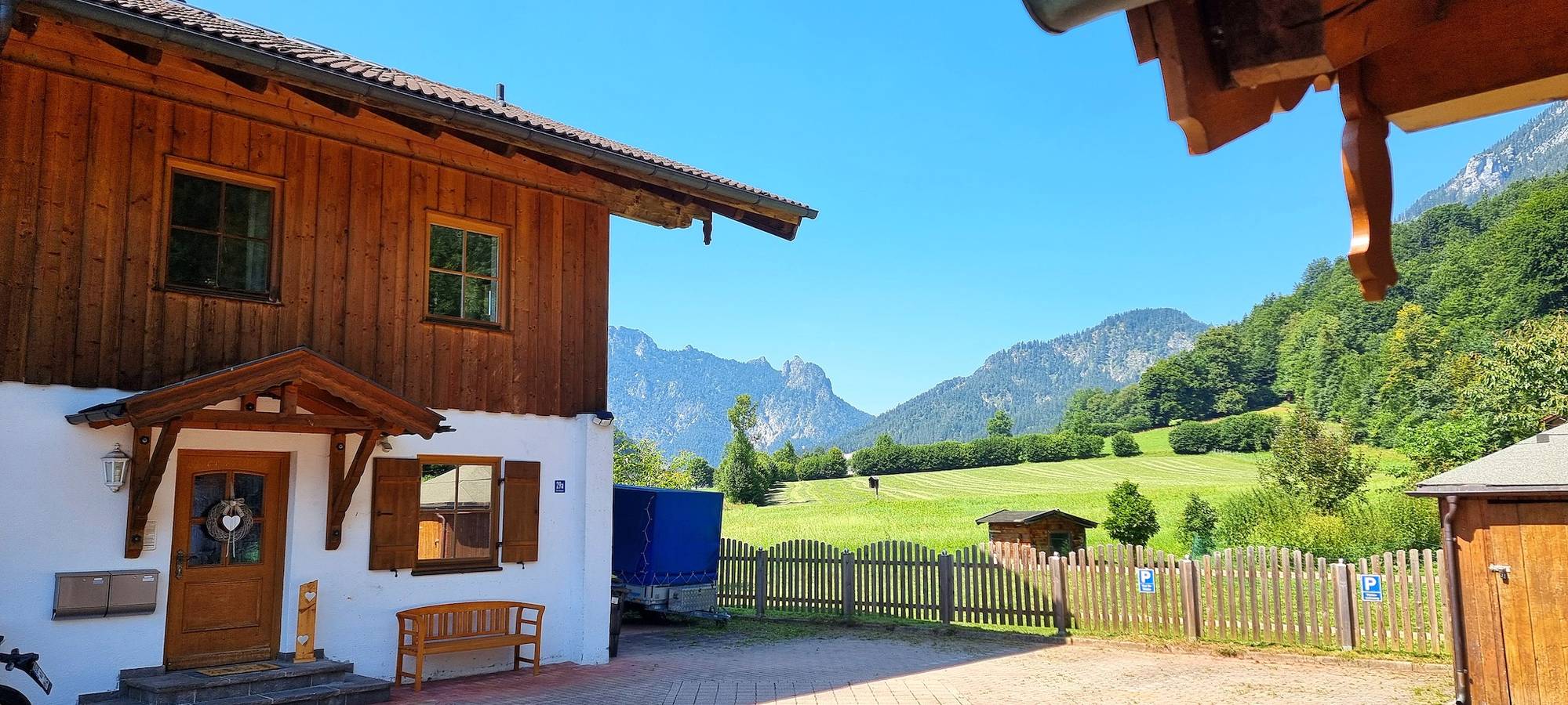 Ganze Ferienwohnung, Fewo Am Datzmann - Fewo für 1-2 Pers., 32m², Wohn- Schlafzimmer, Küche, Bad, Balkon in Bischofswiesen, Berchtesgadener Alpen