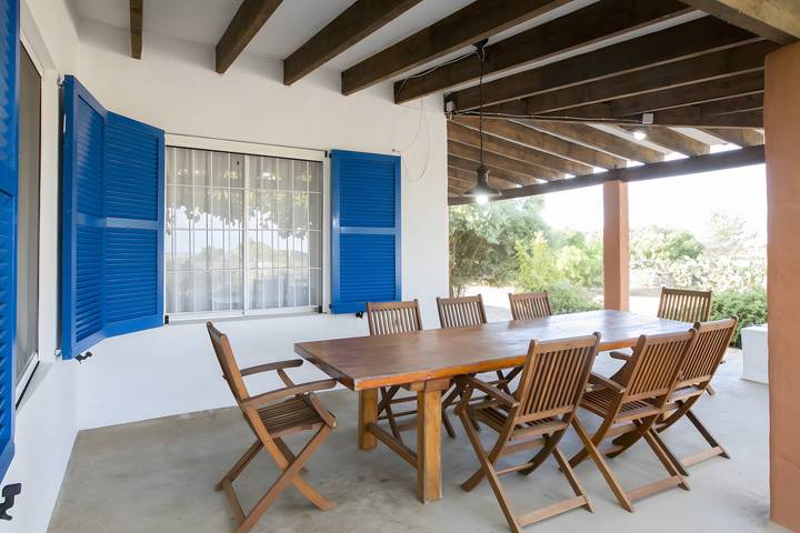 Casa Rita auf Formentera mit Meerblick in Formentera, Balearen