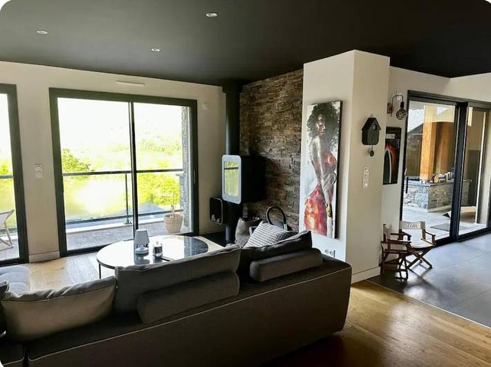 Location de vacances pour 10 personnes, avec vue ainsi que piscine et terrasse à Guchan - 3