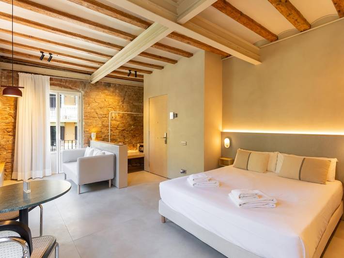 Apartamento vacacional entero, Estudio 2 pax en el Born in Centro Barcelona, Barcelona