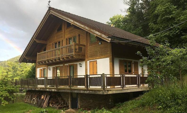 Ferienhaus für 12 Personen, mit Balkon und Terrasse sowie Garten und Ausblick in Nassau Rhineland-Palatinate