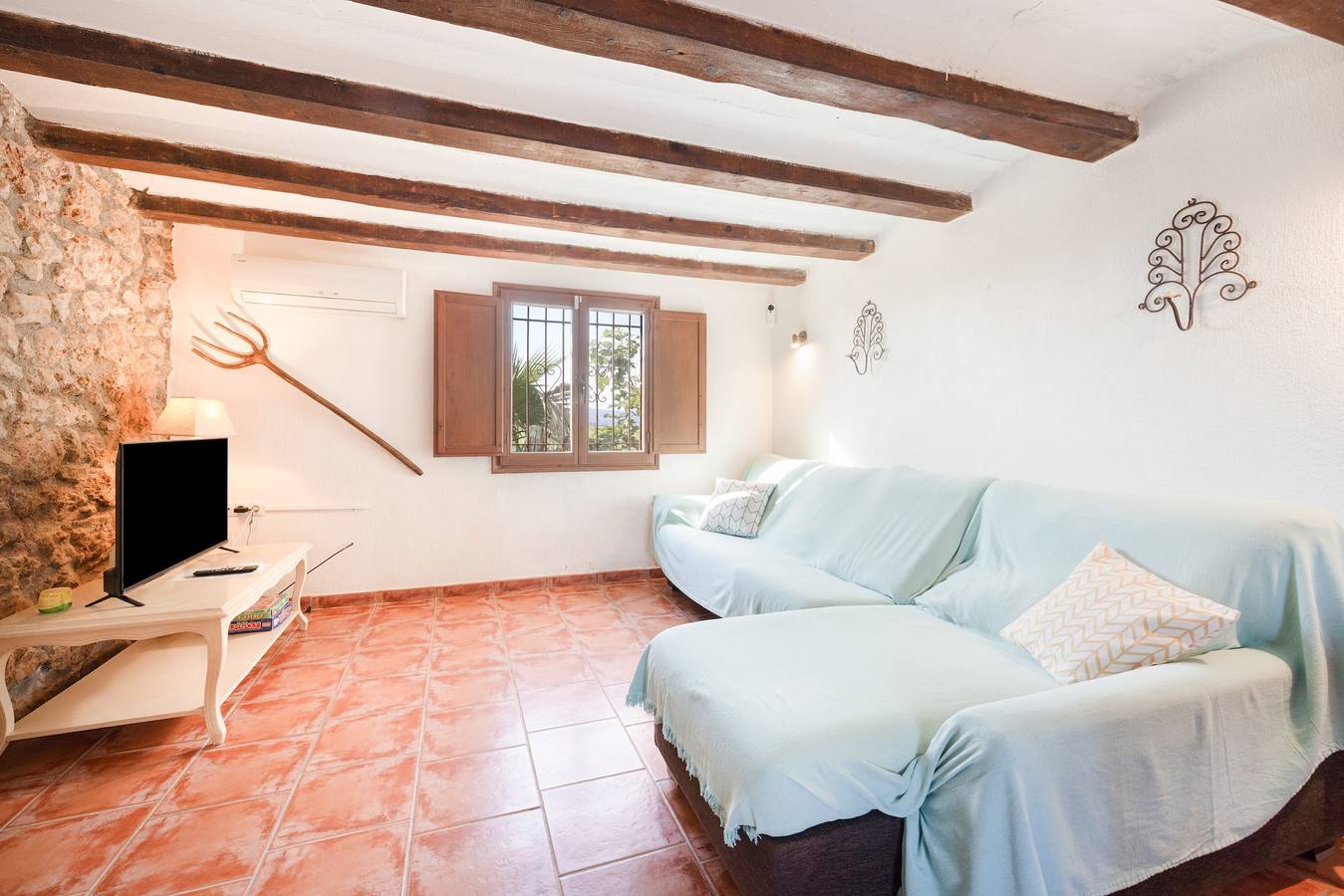 Casa de campo 'Bahia' con piscina compartida, Wi-Fi y aire acondicionado in Tierras del Ebro, Delta del Ebro