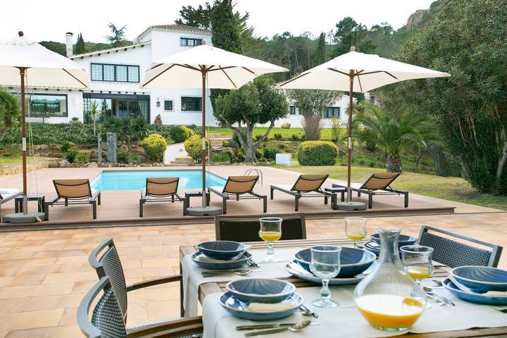 Casa rural para 16 personas, con sauna y jardín en Santa Cristina de Aro - 4