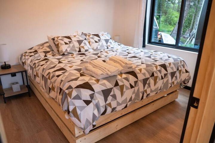 Blockhütte für 4 Personen, mit Whirlpool und Sauna, mit Haustier in Alaska