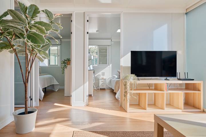 Ferienhaus für 3 Personen, mit Terrasse und Garten - 1