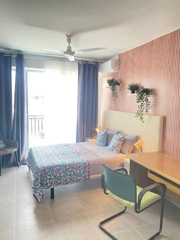 Gîte pour 2 personnes, avec balcon et vue dans Praia