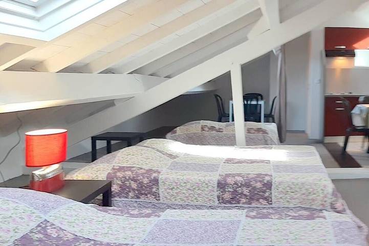 Gîte pour 12 personnes, avec terrasse dans l' Ain