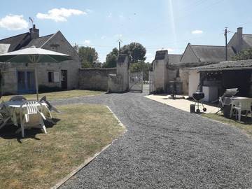 Gîte pour 3 personnes, avec terrasse, animaux acceptés à Varennes-sur-Loire