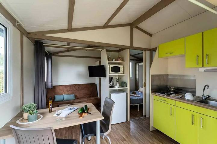 Chalet pour 3 personnes, avec terrasse