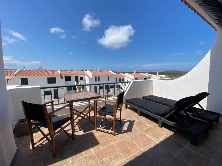 Appartement entier, Appartement de vacances pour 2 personnes avec terrasse in Son Parc, Es Mercadal
