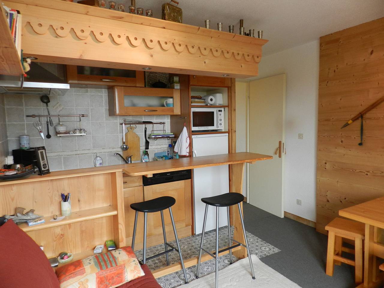 Appartement entier, Confort aux 7 Laux: 6 pers, proche pistes, balcon in La Ferrière, Le Pleynet Les Sept Laux