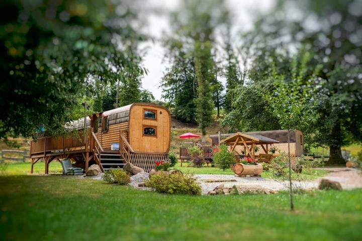 Maison de campagne pour 2 personnes, avec jardin et sauna à Raon-aux-Bois