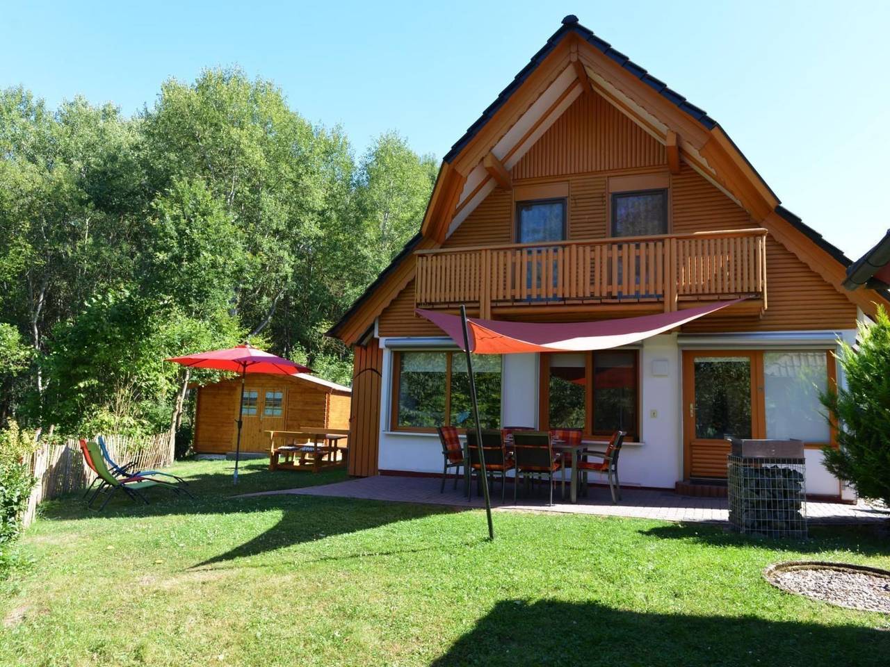 Freistehendes Ferienhaus in einem Luftkurort in Silbersee, Frielendorf
