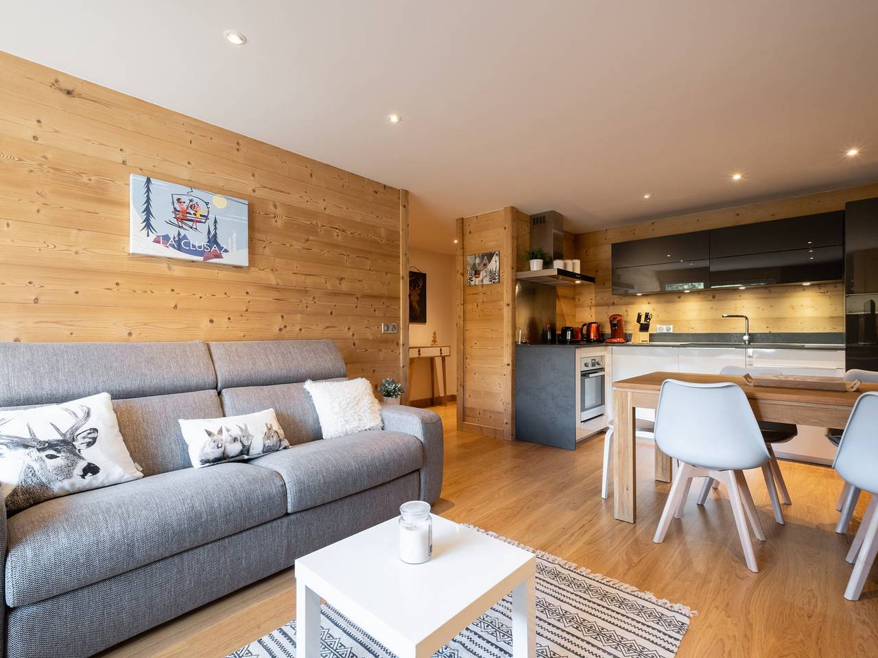 Apartamento entero, Acogedor apartamento 2 piezas cerca de pistas 4 personas 3*** in La Clusaz, Región de Annecy