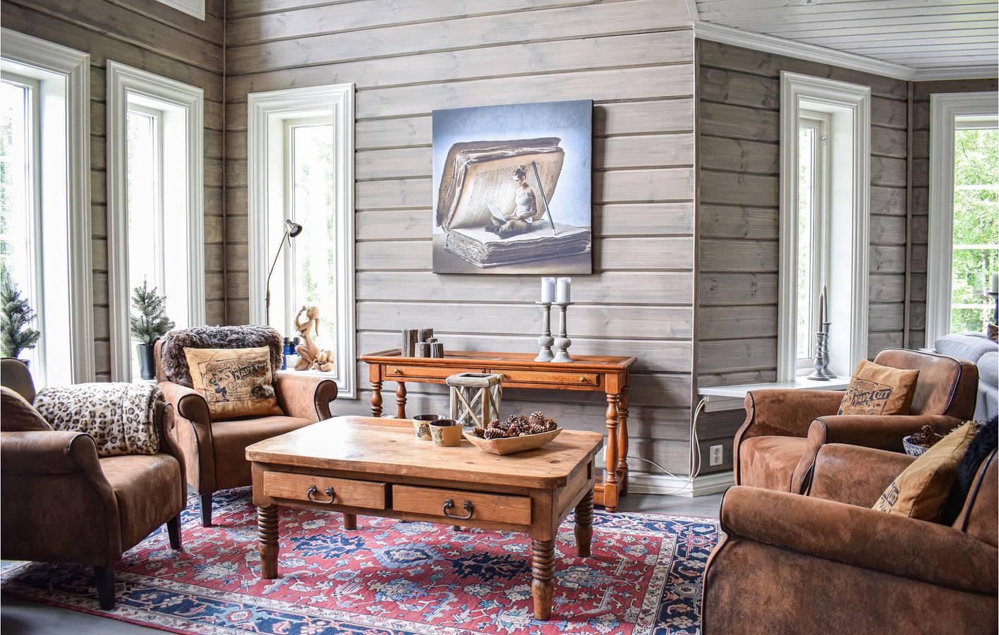 Feriehus for 10 personer med hage in Voss