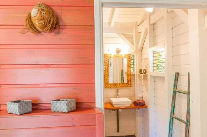 It Racoon Bungalow Garten und Pool in Pointe-Noire, Guadeloupe