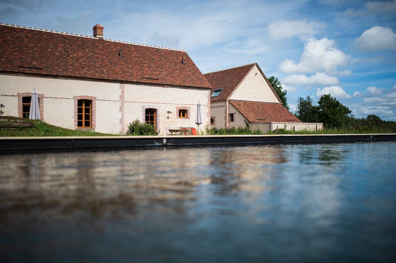 Gîtes 26 personnes, à la ferme, avec piscine privée, en Sologne in Pruniers-en-Sologne, Sologne