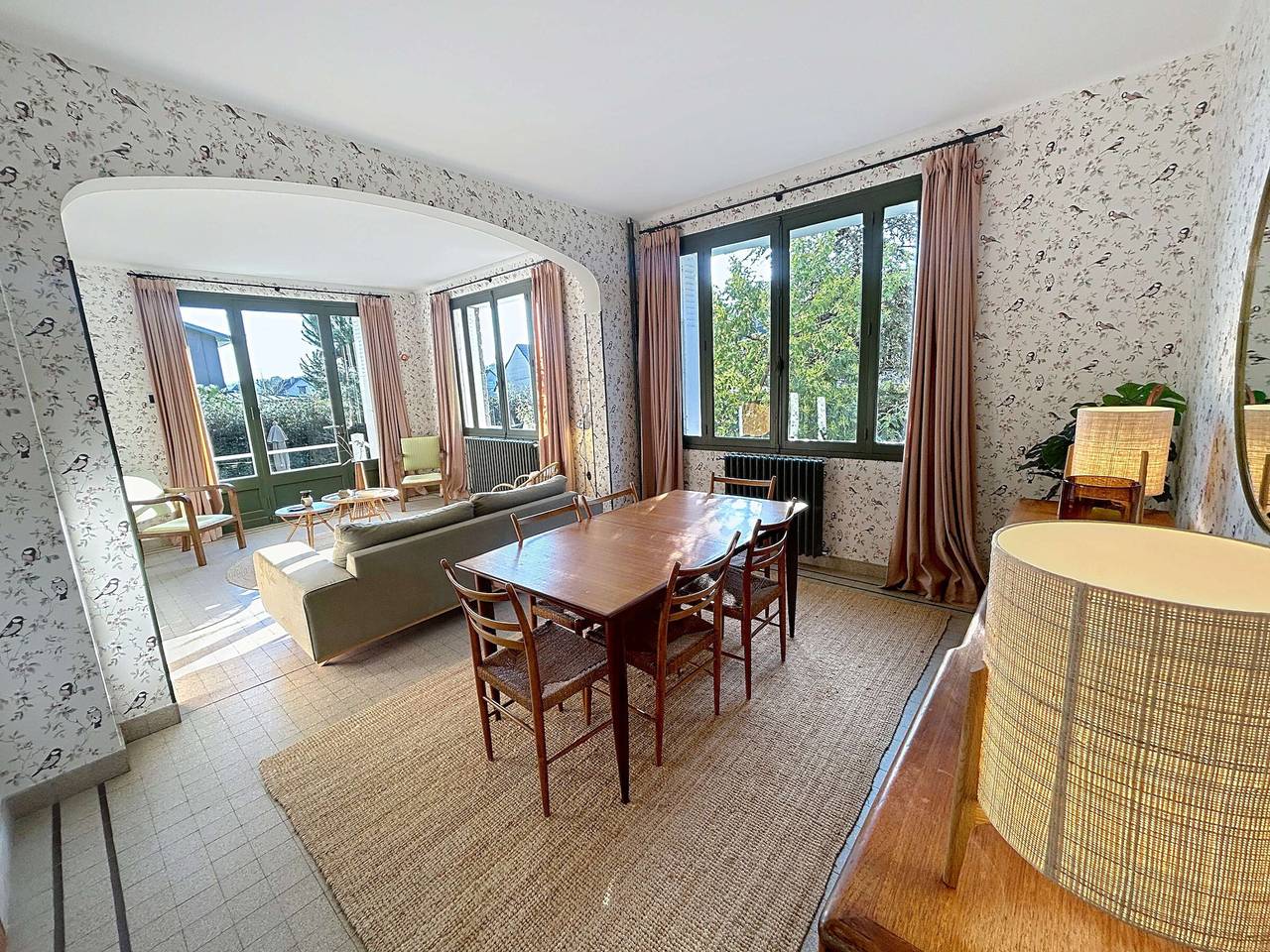 Villa vintage, 80m de la playa, cerca del centro, con jardín, Bbq, terraza y parking in Jullouville, Côte de la Déroute