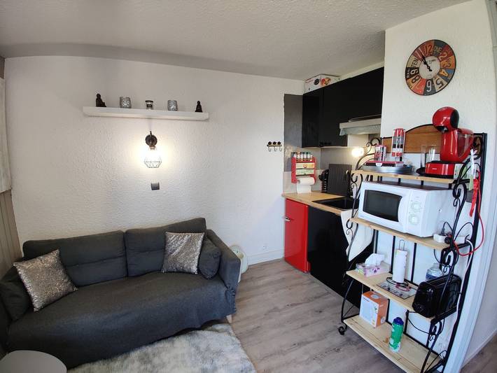 Studio pour 4 personnes, avec Balcon