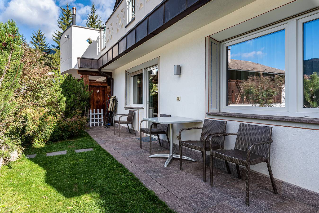 Ganze Wohnung, Ferienwohnung Prapoz Typ C1 mit Bergblick, Wlan und Balkon in St. Ulrich in Gröden, Dolomiti Superski