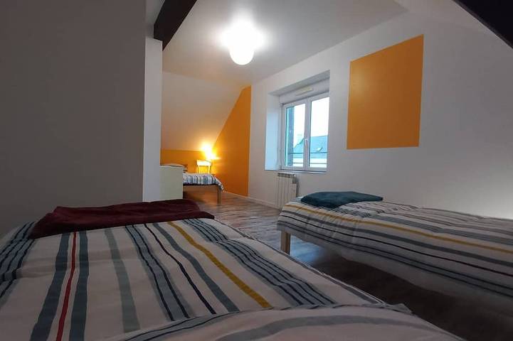 Maison tout confort (10 personnes), 1,5 km de la mer (Finistère Sud - Bretagne) in Plozévet, Région de Quimper