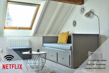 Gîte pour 4 personnes, avec vue dans Mouthe