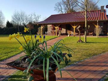 Ferienhaus für 4 Personen, mit Garten und Terrasse, kinderfreundlich in Rhauderfehn