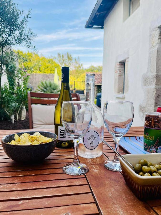 Location de vacances pour 4 personnes, avec jardin à Villefranche-du-Queyran