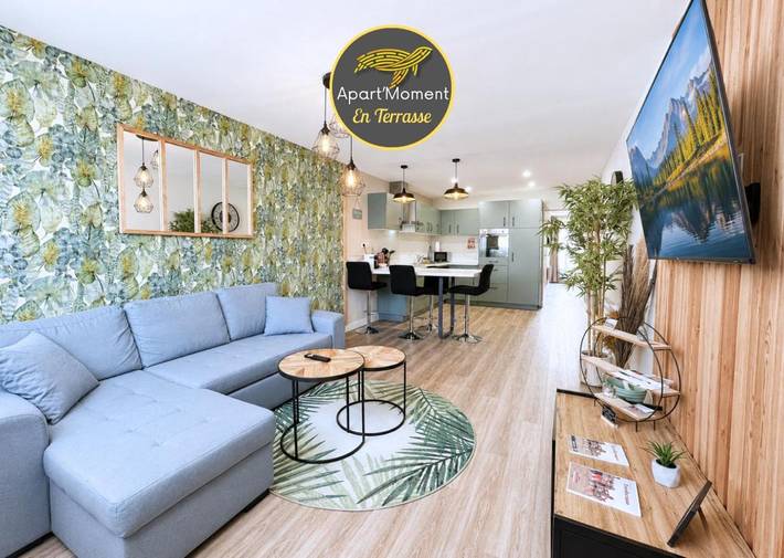 Appartement de vacances pour 4 personnes, avec terrasse, animaux acceptés