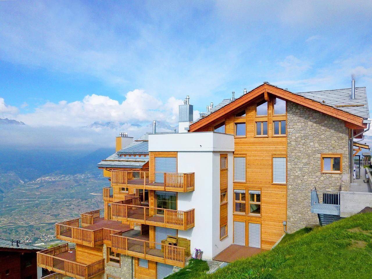 Apartamento vacacional entero, Apartamento de vacaciones para 6 personas con balcón in Veysonnaz, Alpes del Valais