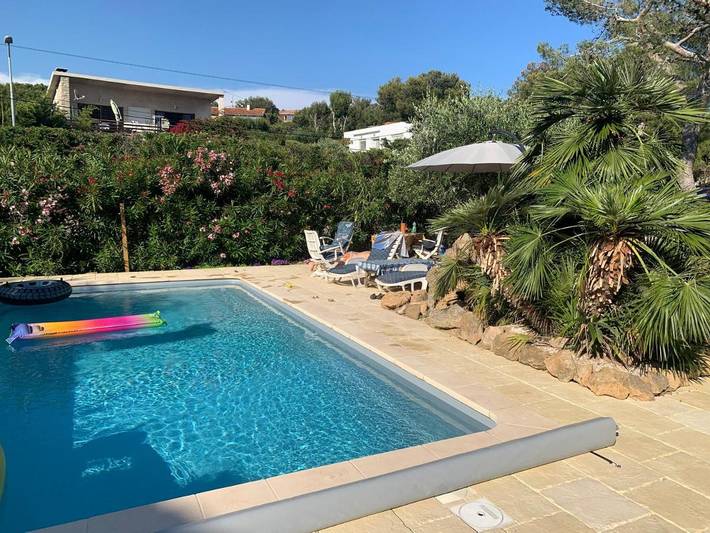 Maison de vacances pour 6 personnes, avec jardin ainsi que piscine et vue