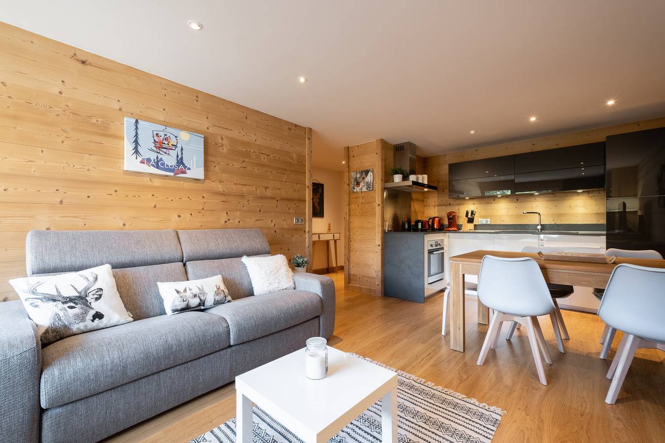 Apartamento vacacional entero, Friendly, 4 guests, nearby the slopes, 3* (Etagbat108) in La Clusaz, Región de Annecy