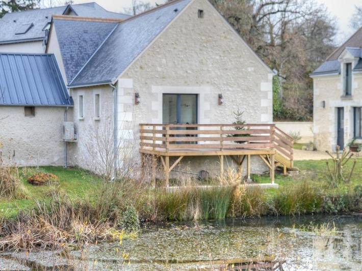 Gîte pour 3 personnes, avec terrasse et jardin à Luzillé
